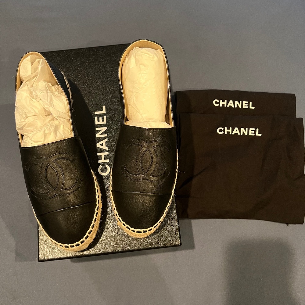 Chanel Lambskin Espadrilles